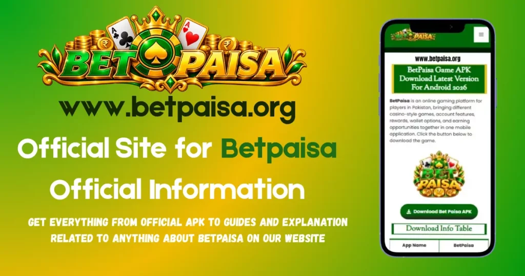 www.betpaisa.org is the official site for apk download and official betpaisa related informations